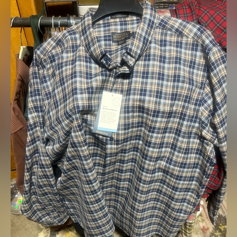Brand-new button-down.  Sir Pendleton dress shirts